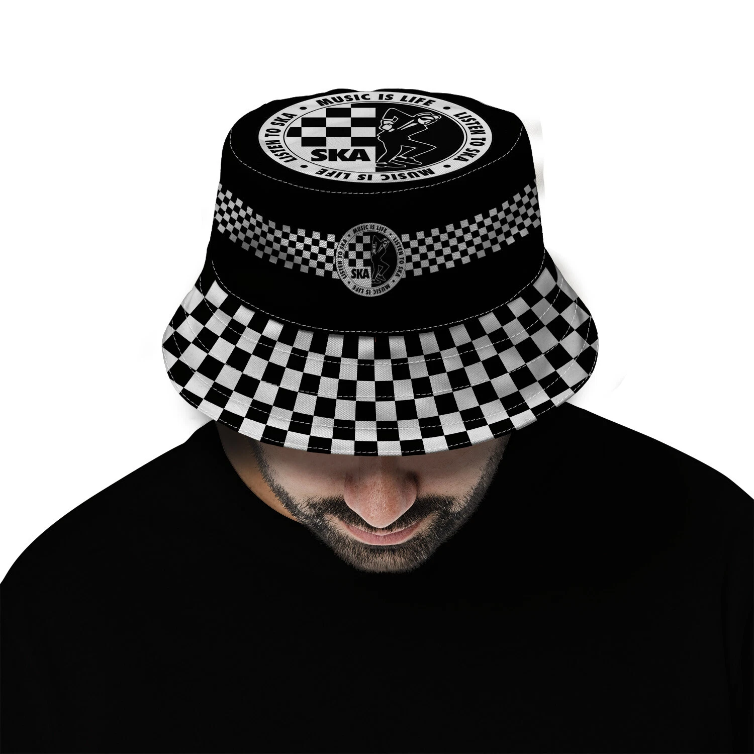 SKA - Bucket Hat Fashion Sun Cap Outdoor Fisherman hat Unisex
Opens in a new window or tab