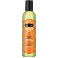 KAMASUTRA NATURALS SENSUAL MASSAGE OIL - TROPICAL MANGO 8oz