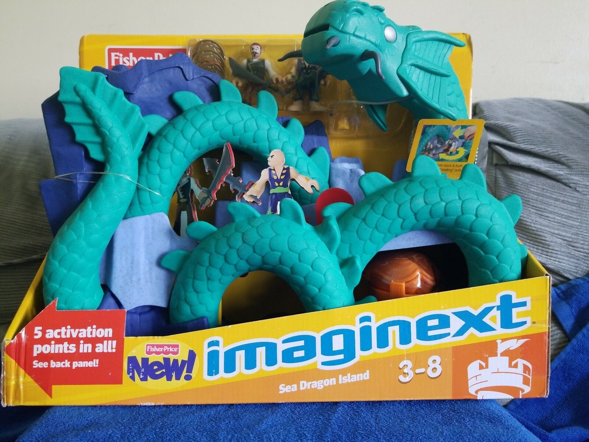 New Fisher Price imaginext Sea Dragon Island Ages 3 - 8 | eBay