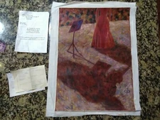 Oil Painting On Canvas Romanian Artist Gabriela Pops Benescu 2002