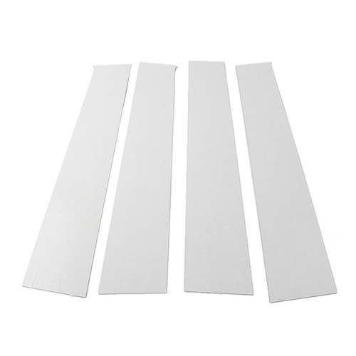 4 Pcs Bright Black Car Window Pillar Posts Door Trims For Dodge Ram 1500 2009-18 - Picture 8 of 12