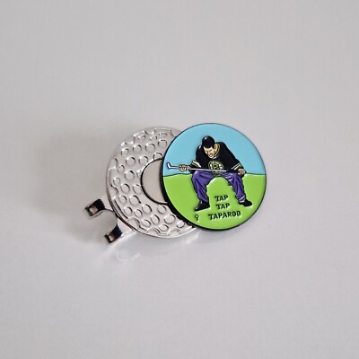 Happy Gilmore Golfballmarker, magnetischer Golfhutclip Ballmarker, Golfer Geschenk