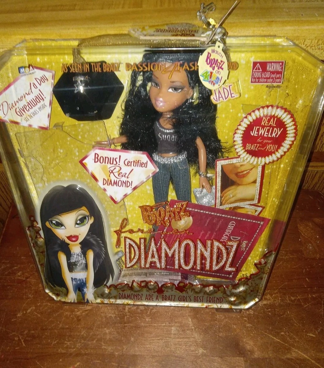 MGA Bratz Forever Diamondz Jade Sugar Doll Ring Version NEW! RARE