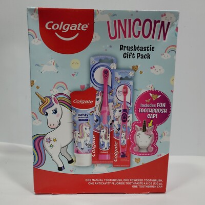 Colgate UNICORN ブラシタスティックギフトパック 5歳〜 Colgate Unicorn Brushtastic Gift Pack New Toothpaste