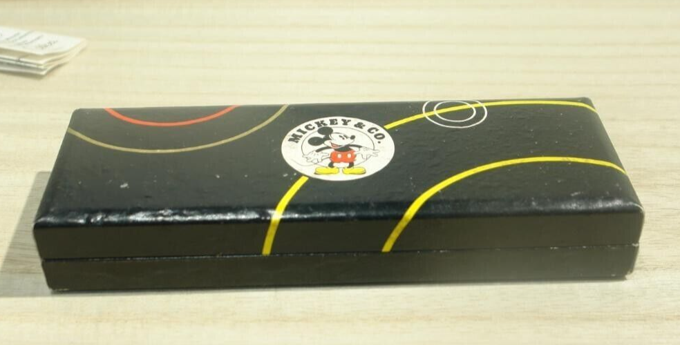 Colibri Disney Mickey Mouse Black/Gold Twisted Ballpoint Pen wz