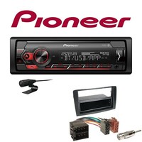 Pioneer 1-DIN Bluetooth Autoradio Android USB FüR Fiat Idea 2003-2011 Schwarz