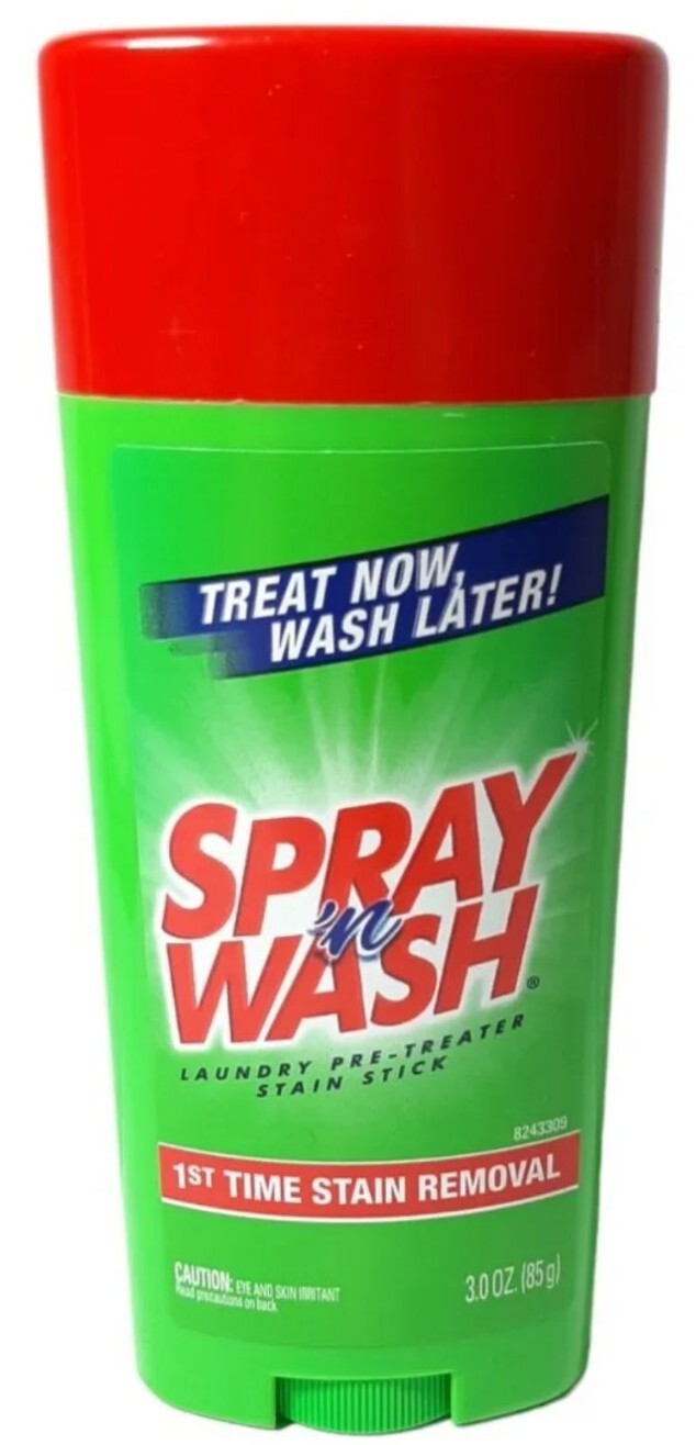 Spray 'n Wash Stain Stick 3 oz Laundry Pre Treater Stain Stick