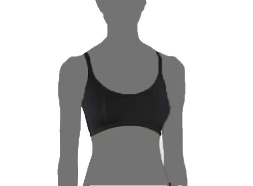 Viscose Bralette Black Bras & Bra Sets for Women