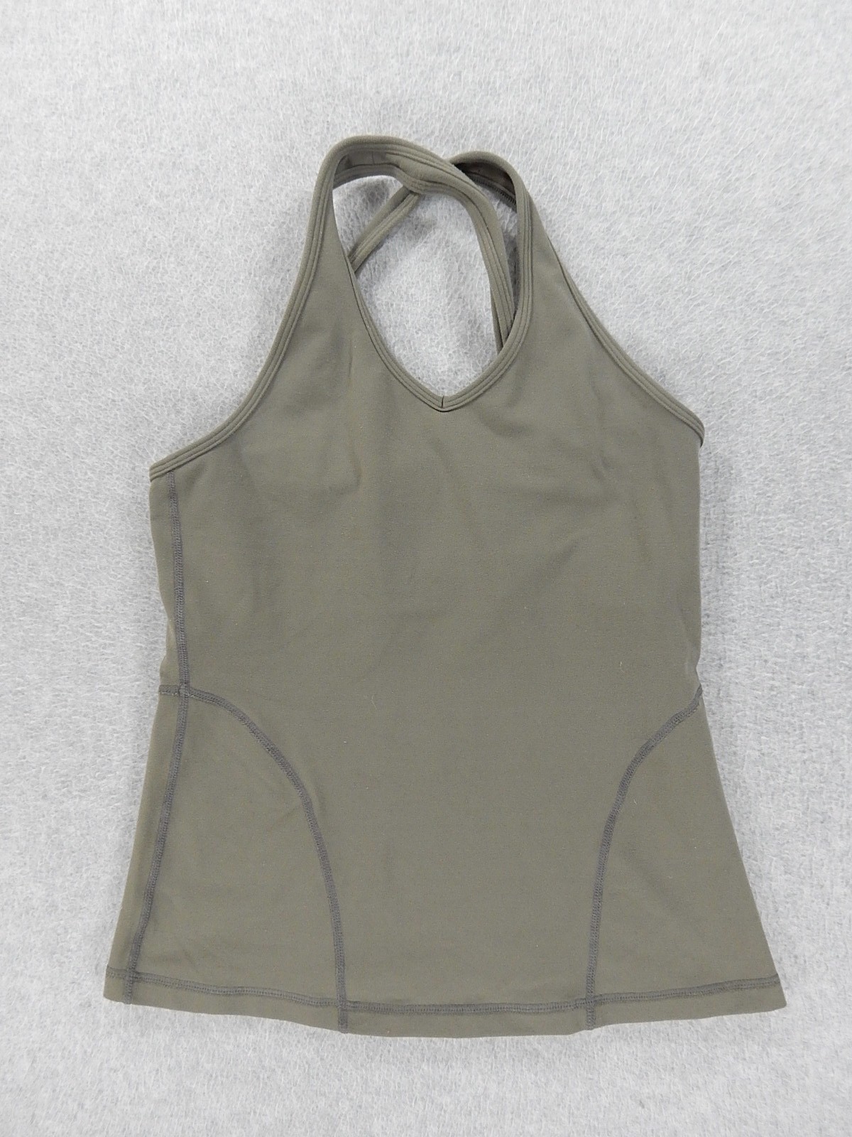 LuLuLemon Fitness Running Yoga Tank With Bra (Womens Size 2-4) Green