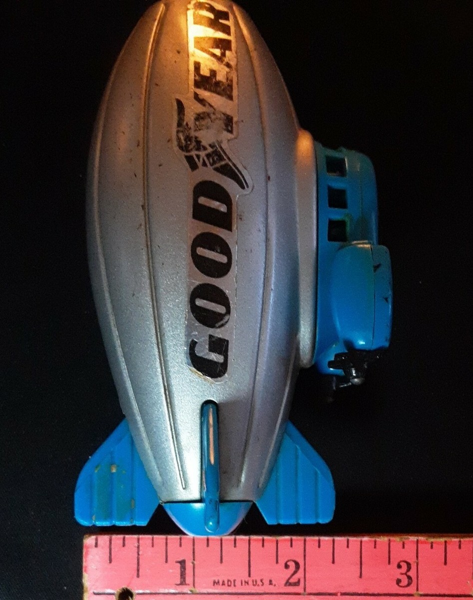 Vintage Buddy L Good Year Blimp Japan Metal Top / plastic bottom