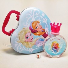 Frozen by Disney 3 Pc Set 3.4 oz EDT Spray, Ring, Heart Shaped Tin Can