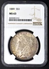 1889 Morgan Silver Dollar MS63 NGC Philadelphia $1 - COINGIANTS -