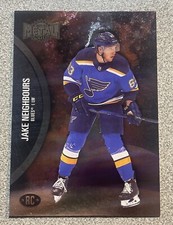2021-22 SkyBox Metal Universe Jake Neighbours Rookie St Louis Blues #198 RC 🏒🔥
