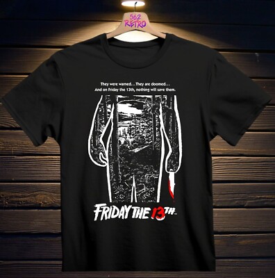 Friday The 13th Horror Movie T-Shirt Black S-3XL