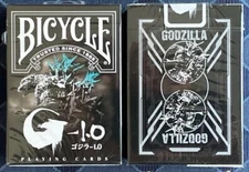 Bicycle Godzilla playing cards