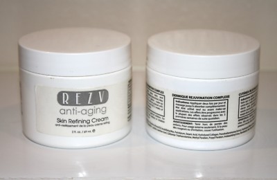 REZV Anti-Aging Skin Refining Cream Resveratol Dermal Rejuvination Complex x 2
