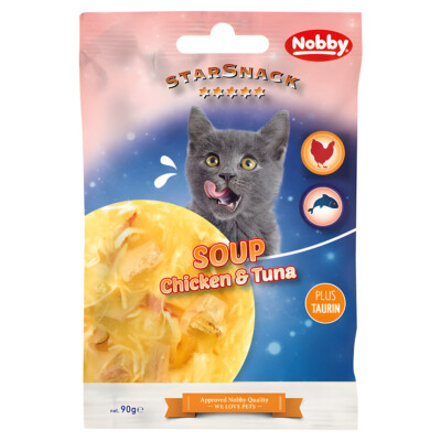 Nobby Cat Soup Chicken & Tuna, Katzensnack, NEU