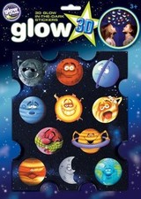 Funny Planets by The Original Glowstars Company - Glow 3-D Stickers