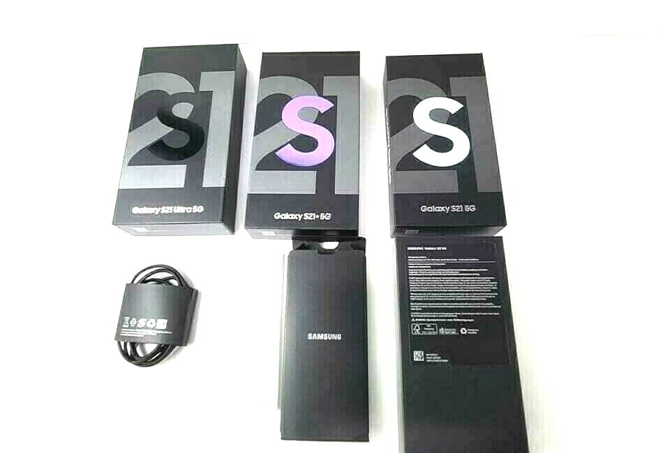 Samsung Galaxy S21 S21+ S21 Ultra 5G Empty Box Retail Box New 
