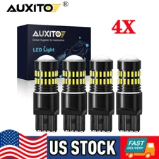4pcs 7443 7440 7444 LED White Reverse Stop Break Turn Signal Parking Light Bulbs