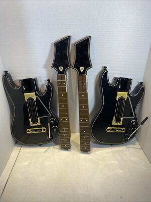 2 Guitar Hero Live Wireless Guitars no Dongles Tested
