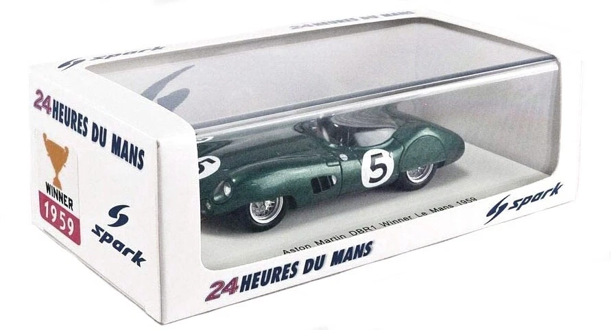 Spark 43LM59 Aston Martin DBR1 #5 Le Mans Winner 1959 - 1/43 Scale - Image 3 of 3