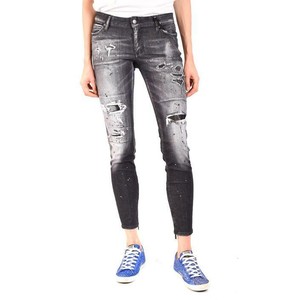 dsquared jeans black zipper