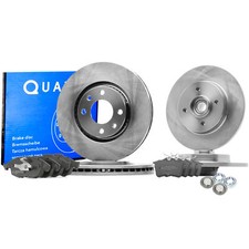 QUARO Bremsscheiben 283/268mm Beläge Vorne Hinten Satz für BERLINGO B9 PARTNER