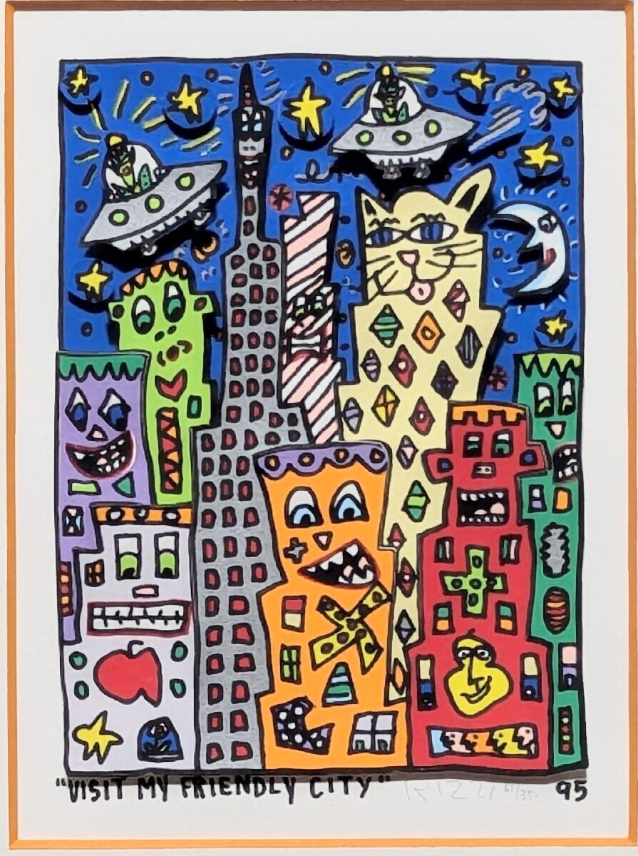 James Rizziの3Dシルクスクリーン版画「GOOD KITTY」 ジェームス・リジィ（JAMES RIZZI）「GOOD KITTY」3Dシルク