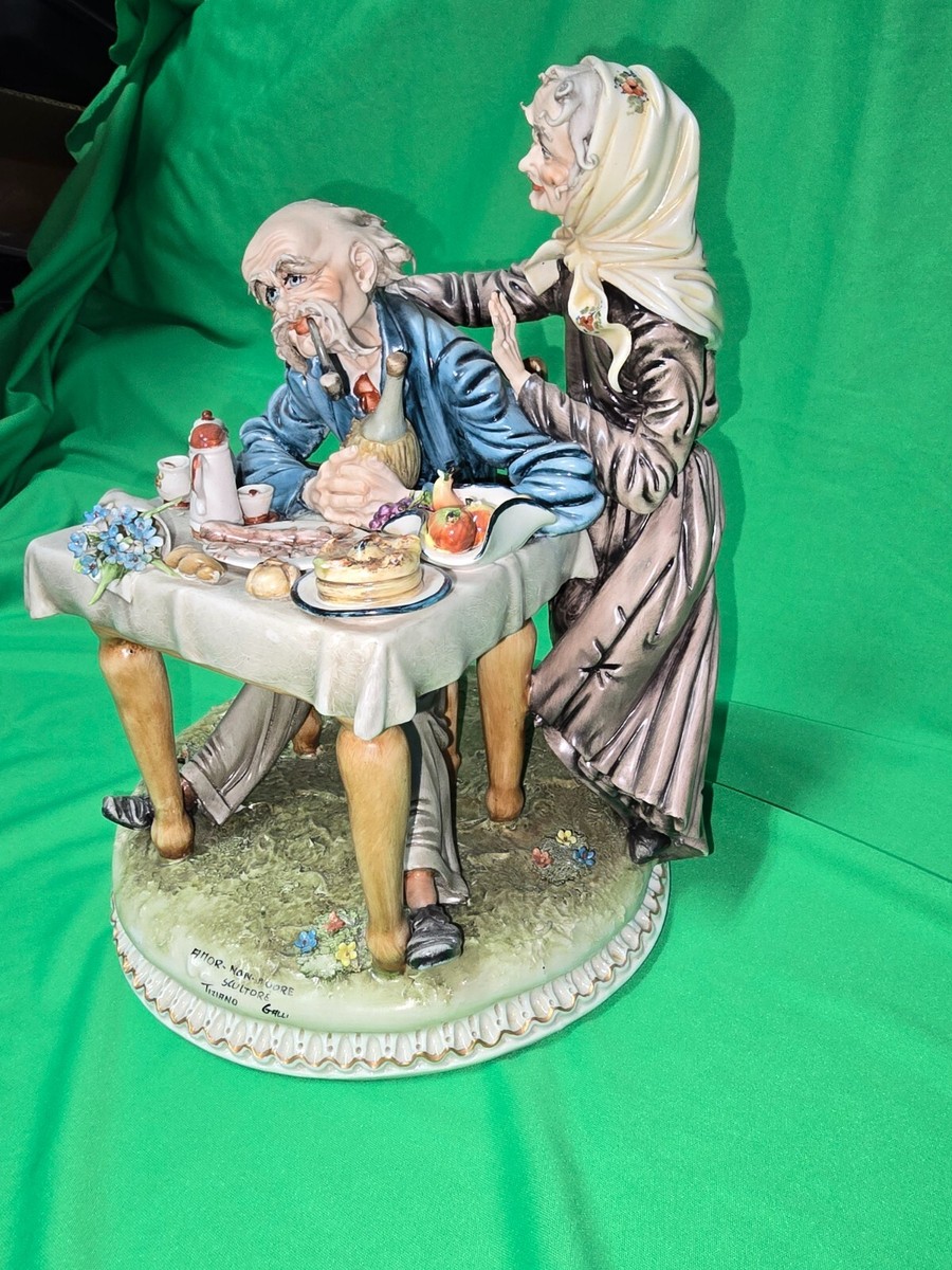 Rare Large Capodimonte Bisque 12