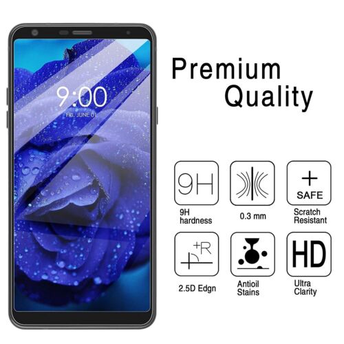 For LG Stylo 5 4 Screen Protector Tempered Glass Premium FULL Coverage 9H Clear - Picture 1 of 11