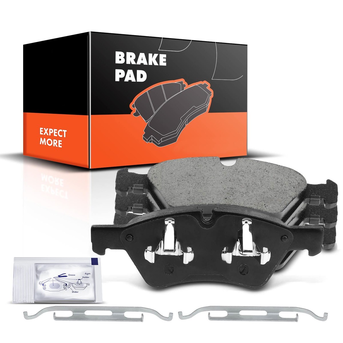 Front Ceramic Brake Pads W/ Hardware For Mercedes ML350 ML450 - Foto 5