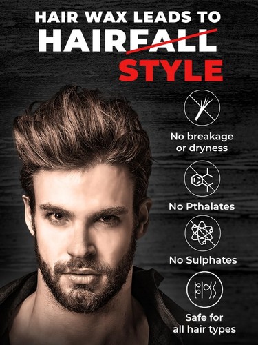 Beardo Hair Clay Matte Wax for Men - 100 gm Free Shipping - Picture 3 of 8