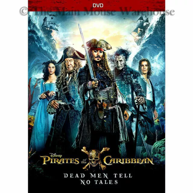 Pirates of the Caribbean Dead Men Tell No Tales DVD Espen