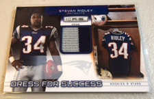 2011 Rookies & Stars Longevity Dress for Success Jerseys Stevan Ridley Rookie RC