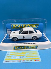 Scalextric C4011-9 Ford Escort MK1 Mexico White No.9 Yellow Markings 1 of 200