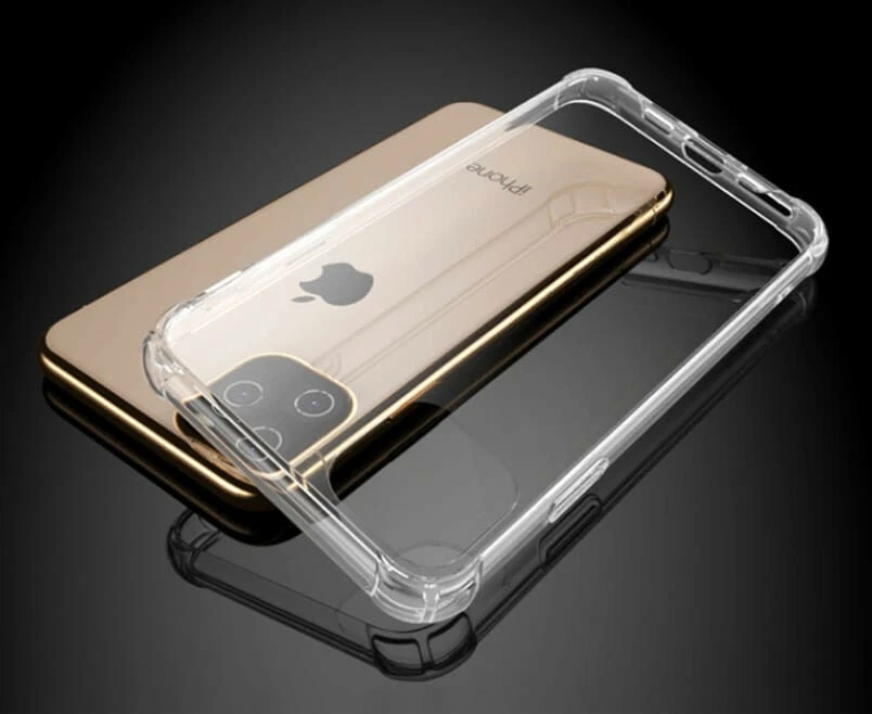 CLEAR Shockproof Case For iPhone 11, 11 Pro Max XR X XS 8 7 8+ Max Edge Silicone - Image 4 of 4