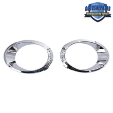 For 2013-2016 Ford Fusion Chrome Fog Light Lamp Cover Bezel Trim Ring Right&Left