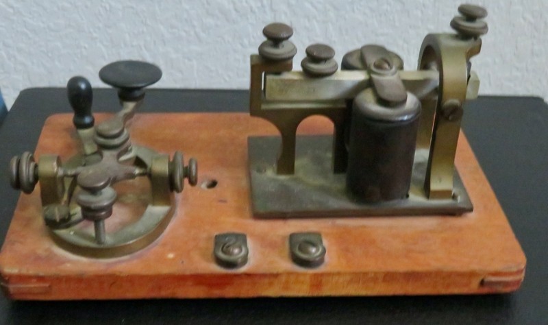 Foote Pierson & Co Telegraph key battery sounder Western Union vintage 1900s