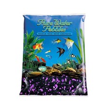 Pure Water Pebbles Coated Aquarium Gravel Blackberry Glo 5 lb.