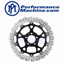 Performance Machine Front Right Dominator 13in. Two-Piece Brake Rotor for jy