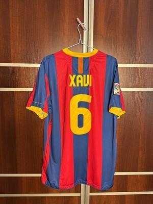 FC BARCELONA 2010/2011 HOME #6 XAVI FOOTBALL SOCCER SHIRT JERSEY
