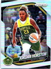 2025 Panini Prizm WNBA #37 Jordan Horston Silver Prizms