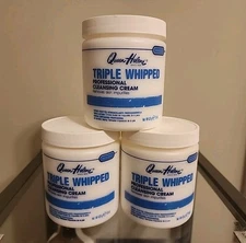 3x Queen Helene Cleansing Cream Triple Whipped Removes Skin Impurities 15 Oz