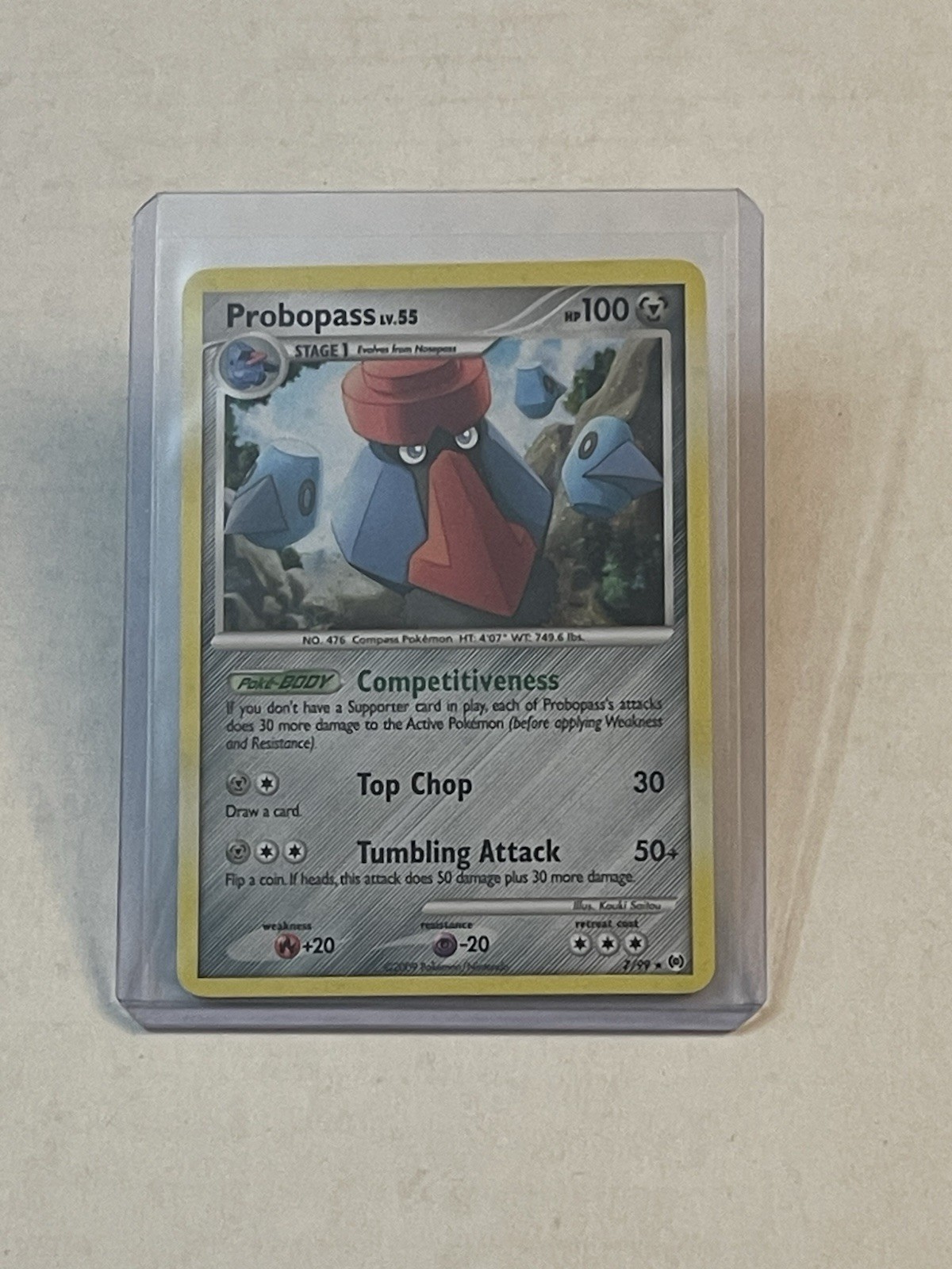 Pokémon TCG Probopass 7/99 Platinum Arceus Holo Rare 2009 NM NICE LOOK!!