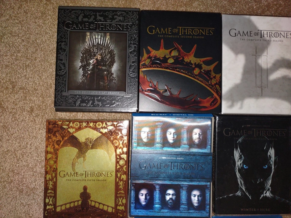 HBO Game Of Thrones Blu Ray Lot Seasons 1-8 + Bonus Discs - Image 3 of 4