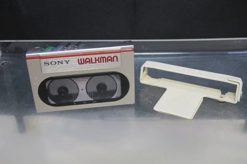 Vintage Sony Walkman WM-10 Cassette Player  For Parts Or Repair w/Belt Clip