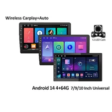2 Din Android Car Radio Carplay Multimedia Video Player Stereo Radio GPS