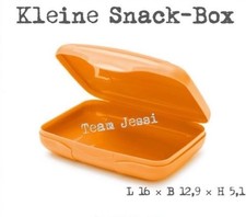 Tupperware Snackbox orange Brotzeitbox Pausenbox Brotdose 🍀NEU
