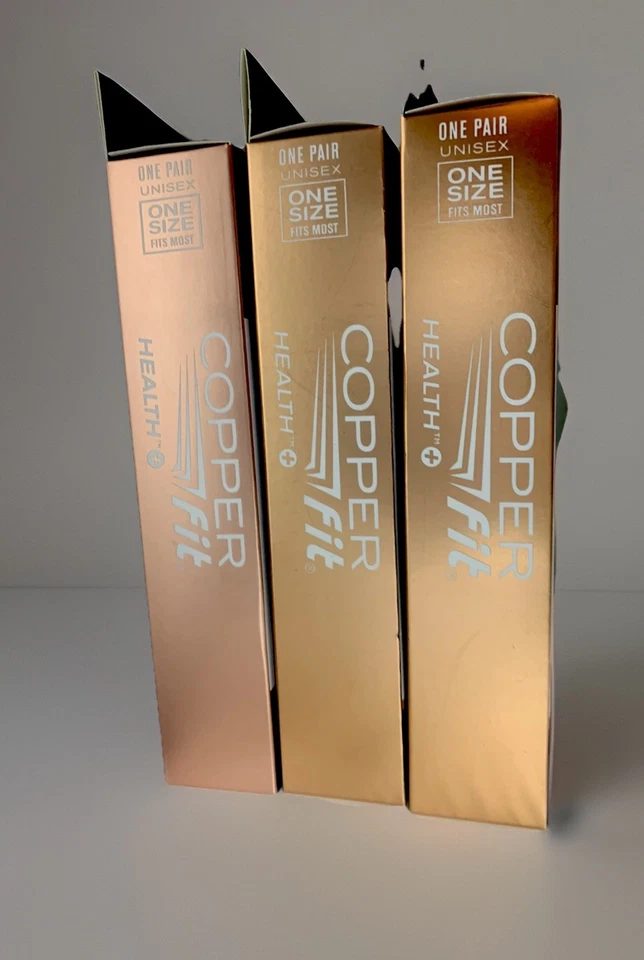 (3) Pairs:  COPPERFIT HEALTH Adj. Arch Relief + Orthotic Support, Beige (NEW) - Image 3 of 4